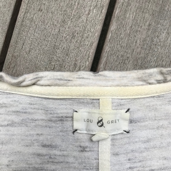Lou & Grey | White and Grey Striped Long Sleeve - Picture 8 of 8